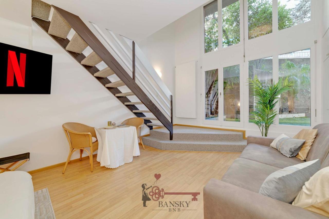 Duplex Loft In Lugano Center With Garden, Wi-Fi -By Easylife Swiss Lägenhet Exteriör bild