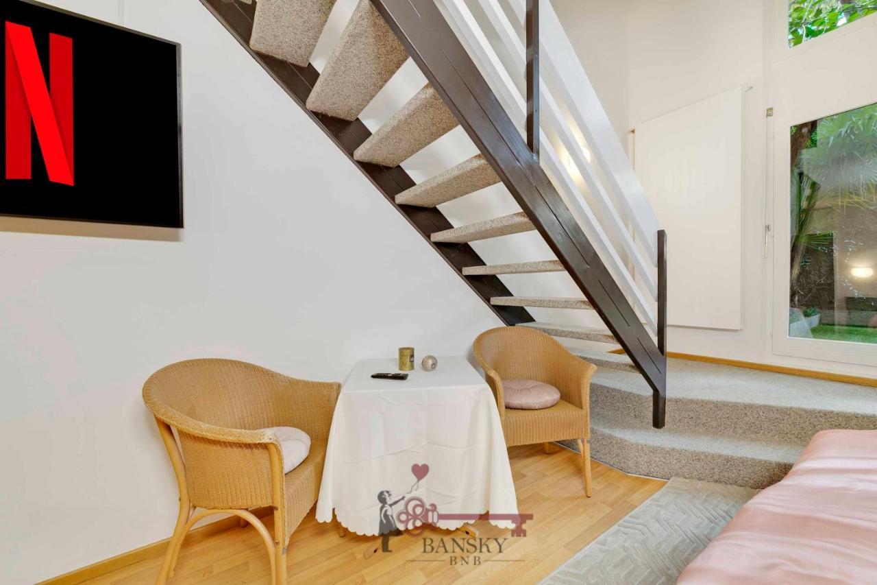 Duplex Loft In Lugano Center With Garden, Wi-Fi -By Easylife Swiss Lägenhet Exteriör bild